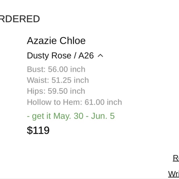 Azazie Chloe - Picture 7 of 7